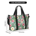 thumbnail image 2 of Travel Duffle Bag Rose Flowers Temg Travel Tote Bags Carry on Luggage Waterproof Weekender Bags with Top Handle Adjustable Shoulde Strap for Travel Gym, 2 of 5