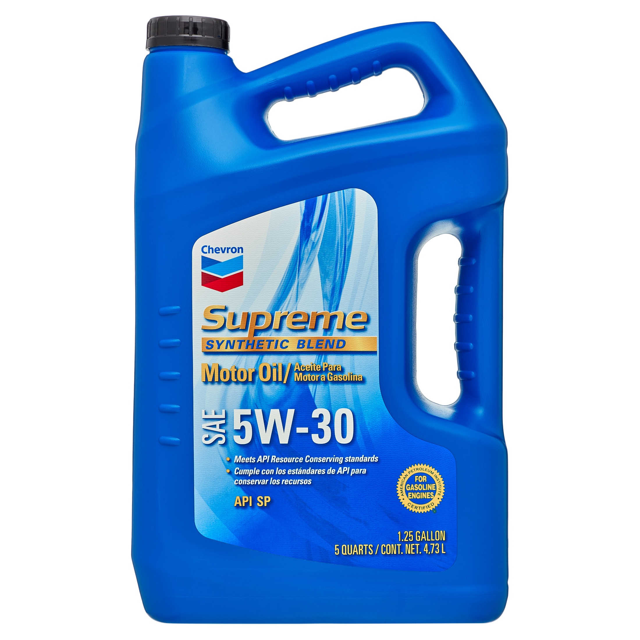 Chevron Supreme Synthetic Blend Motor Oil 5W30 5 Quart Walmart
