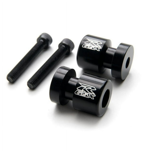 Krator Black Swingarm Spools Sliders Motorcycle Bobbins Compatible with Suzuki SFV650 Gladius 2009