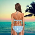 thumbnail image 5 of Dreamtimes Womens Stylish Sexy Beach Hot 2 Piece Halter Neack High Waist Padded Swimsuit, Medium, 5 of 6