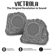 Innovative Technology Bluetooth Outdoor Rock Speakers Pair