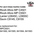 thumbnail image 2 of Cartridge Replacement for Ricoh Aficio MP C4501, MP C5501 Yellow Toner, 2 of 6