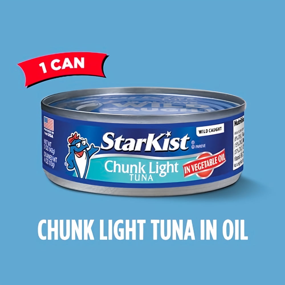 Starkist Chunk Light Tuna in Vegetable Oil 5 oz (Pack of 24)