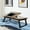Black, variant on Laptop Desk For Bed Or Sofa With Adjustable Tilting Top, Breakfast Serving Tray With Height Adjustable Folding Legs, Fits Screen Size Up To 15.6 Inches, Floor Desk
