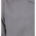 thumbnail image 2 of Montique Grey Solid 2 Piece Walking Suit Long Sleeve Shirt Men's Leisure Suit 1641, 2 of 2
