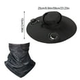 thumbnail image 3 of PALIFEUR Solar Powered Fan Hat Comfortable Solar Fan Hat Outdoor Lightweight Sun Hat for Men Women, Wide Summer Hat With Fans Solar Power for Hiking Camping Beach, 3 of 7