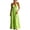 Green Dress, variant on Miluxas Women's Wrap V Neck Sleeveless Maxi Dress Spaghetti Strap High Waisted A Line Flowy Sundress with Pockets Summer Beach Vacation Outfits White
