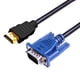thumbnail image 1 of Cable HDMI a VGA de 1,5 m, antiinterferencias, alta claridad, convertidor HDMI macho a VGA macho para escritorio, 1 of 7