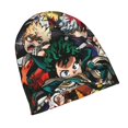 thumbnail image 4 of Anime Boku No Hero Slouchy Hat For Men Women Teen Unisex Winter Hat Elastic Knitted Beanie Hats, 4 of 8