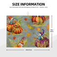 thumbnail image 2 of Honeii Gnomes With Pumpkins Print Kitchen Drying Mat Coffee Bar Mat Hide Stain Coffee Maker Mat for Countertops Coffee Pot Dish Drying Mat, 2 of 7