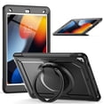thumbnail image 2 of XYX Case for iPad Pro 10.5 Inch/ iPad Air 3rd Gen 2019 with Rotating Stand, Shoulder Strap, 2in1 Shockproof Cover, Black, 2 of 7