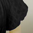 thumbnail image 7 of weeloloe Summer Dress Clearance Summer Dresses for Women 2024 Casual Short Puff Sleeve Strapless Loose Ruffle Sundress Swing Solid Color Hem Daily Vacation Beach Mini Dress Black L, 7 of 7