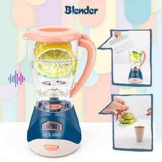 BLACK+DECKER Junior Blender Role Play Pretend Kitchen Appliance for Kids  with Realistic Action, Light and Sound - Plus Toy Fruit and Vegetable Foods