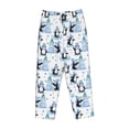 thumbnail image 6 of Fotbe Playful Penguins and Snowmen Women's Pajama Pants,Sleepwear Pants,Pj Bottoms Drawstring And Pockets-Large, 6 of 7