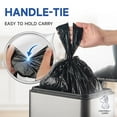 thumbnail image 4 of SavingOcean 4Gal Trash Bags with Handle 50 Count,Black, 4 of 5