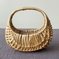 thumbnail image 1 of OFFIGAM Cesta Decorativa De Rattan Natural Con Asa Para Flores, Almacenaje Y Fiestas Especiales, 1 of 8