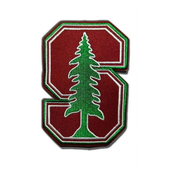 cloth hook and eye 2.5 x 3.5 in. NCAA Stanford Cardinal University of Stanford Embroidered Patch