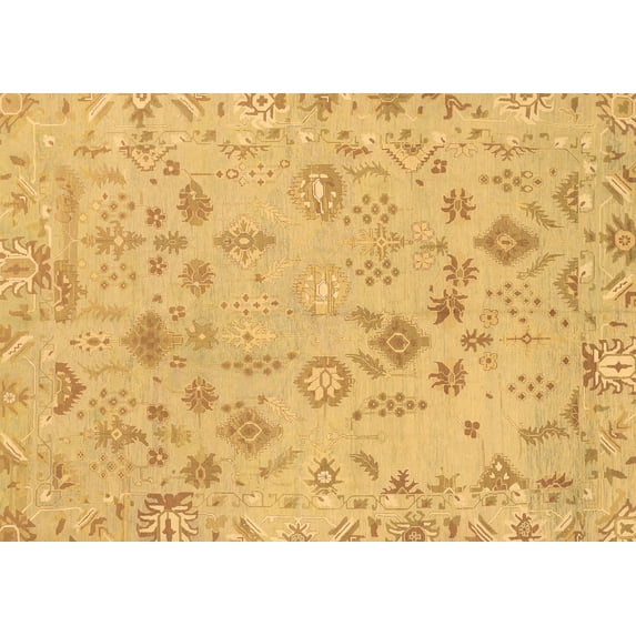 Ahgly Company Indoor Rectangle Oriental Brown Traditional Area Rugs, 3' x 5'