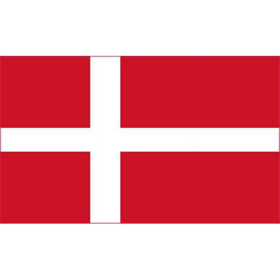 5in X 3in Denmark Flag Sticker Vinyl Flags Vehicle Decals Decal Stickers