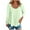 Green, variant on Tunic Tops For Women Eyelet Embroidery Long Sleeve Loose Fit Dressy Casual Hem Flowy Crewneck Blouse Basic Tees Fall Clothes