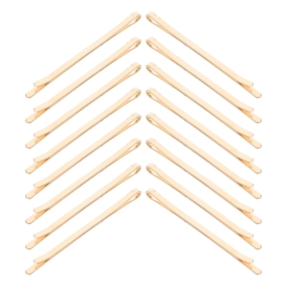 LOLIPPYY 40Pcs Golden Metal Hair Clips with Strong Nonslip Hold for Hair Styling