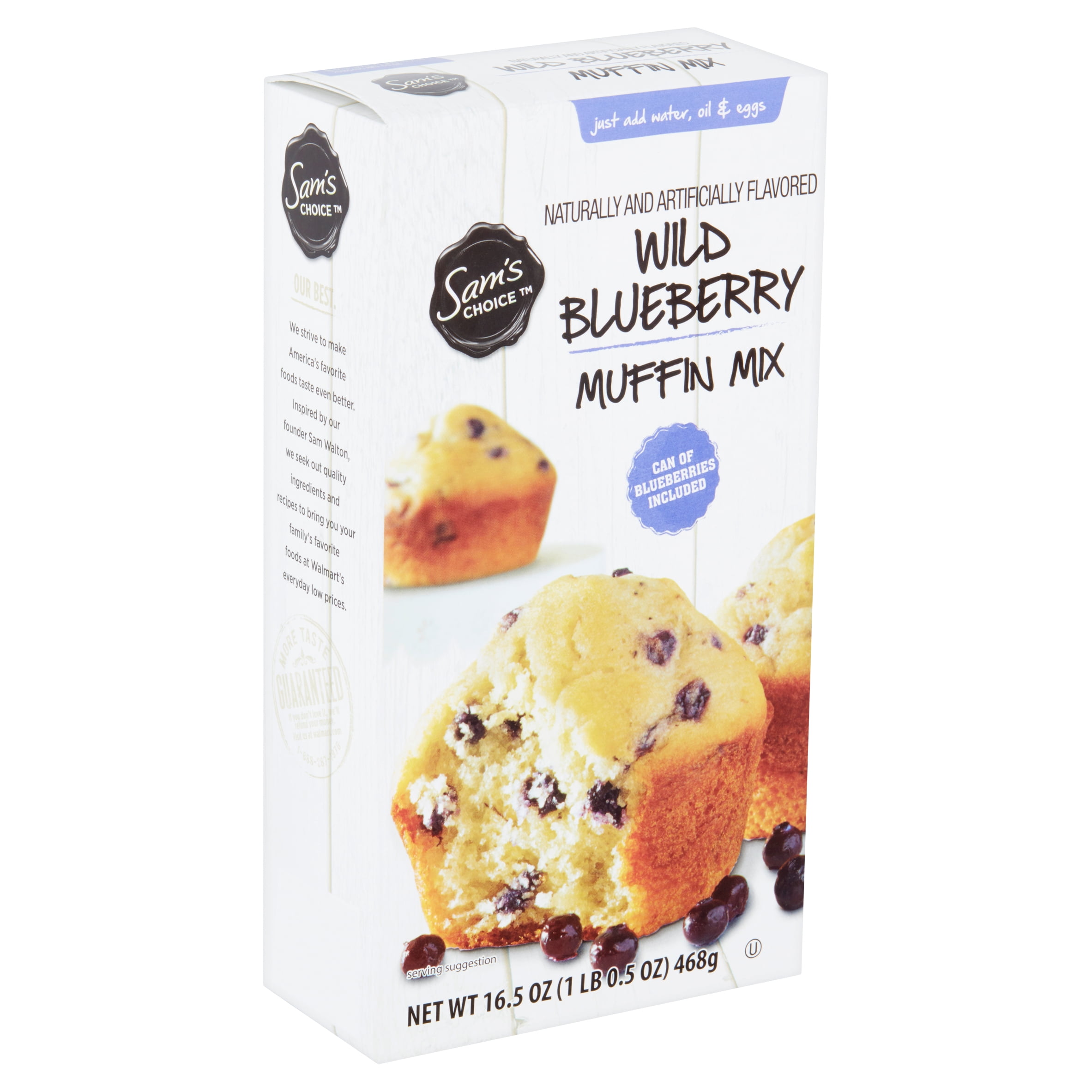 Sam's Choice Wild Blueberry Muffin Mix, 16.5 oz