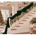 thumbnail image 3 of Christmas Dark Green Velvet Bows Giant Pre-Tied Vintage Christmas Tree Bows for Wedding Holiday Tree Topper Window Wall Mantle, 3 of 5