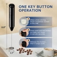 thumbnail image 3 of Dispositivo portátil eléctrico Milk Frother YSSOA con soporte de acero inoxidable, 3 of 7