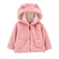 thumbnail image 1 of Carter's Baby Girls' Sherpa Jacket, Pink, 3 Months, 1 of 2