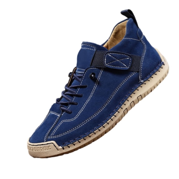 YOUYEDIAN Womens Orthopedic Shoes Arch Support Slip on Non Slip Work Shoes Breathable Knitted Mesh Stretch Walking Shoes Comfort 2026 New Orthopedic Shoes (Dark Blue)