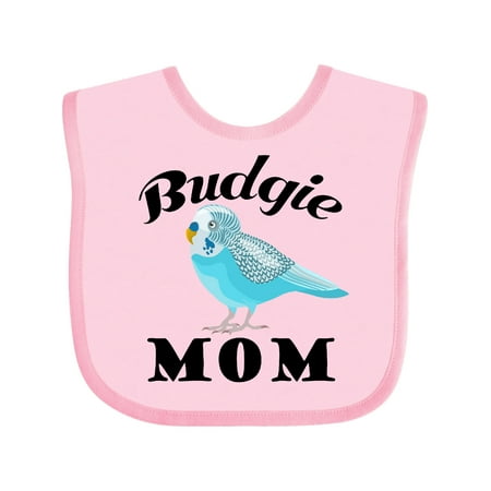

Inktastic Budgie Mom Parakeet Budgerigar Bird Gift Baby Girl Bib