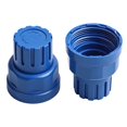 thumbnail image 2 of Accesorios de interruptor de colector de calefacción por suelo radiante con mango azul de 4 piezas para un fácil control, 2 of 10