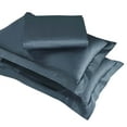 thumbnail image 2 of Superior Egyptian Cotton 850 Thread Count Duvet Cover Set, Full/Queen, Dark Blue, 2 of 6