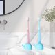 thumbnail image 5 of Soportes para cepillos de dientes para baños, paquete de 2 lindos mini organizadores de cepillos de dientes de ballena de silicona, soporte para cepillos de dientes para encimera de baño, azul bebé, 5 of 5