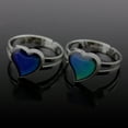 thumbnail image 4 of Opvise Unisex Fashion Heart Shape Color Changeable Mood Jewelry Lovers Couple Ring, 4 of 7