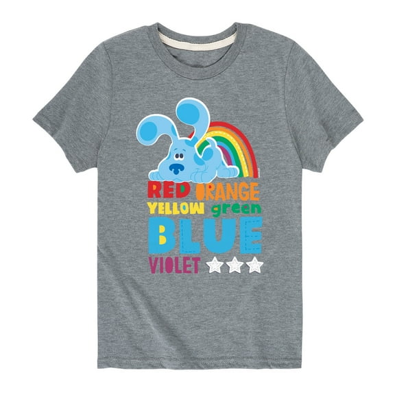 Blue Clues & You! - Colors Of The Rainbow - Toddler & Youth Short Sleeve Graphic T-Shirt