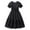 Black, variant on Odeerbi 8-13 Years Kids Girls Valentines Day Dress with Belt Set Summer Short Sleeve Cotton Dress Love Print Casual Comfortable Dress Two-piece Set Kids Girls Clothes