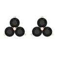thumbnail image 3 of 3 ct Screw-Back Stud Earrings for Women | 5.0mm Round Cut Natural Onyx | 18K Rose Gold, 3 of 5