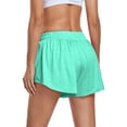 thumbnail image 4 of JuneFish Women's 2 in 1 Flowy Athletic Shorts Running Tennis Skirt Workout Skorts with Pockets, 4 of 8
