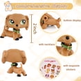 thumbnail image 4 of Minilps Pet Toy Dachshund.Green Eyes,with Collar Accessory,Collectible Mini Toy Figurines, 4 of 9