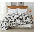 thumbnail image 2 of Great Bay Home Velvet Plush Fleece Reversible Sherpa Warm and Cozy Bed Blanket  (Twin, December Frost), 2 of 3