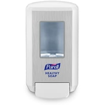 Purell Soap Dispenser,Wall Mount,Manual, Push-Style, White 5130-01