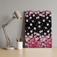 thumbnail image 4 of Cherry Blossom Canvas Wall Art for Living Room Bedroom Bathroom, Pink Gradient Floral Botanical Canvas Art Wall Decor, Artwork for Walls Home Office Decor, 8"x12", 4 of 9