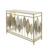 Gold Rectangular Solid Leaf Rectangle 44