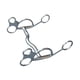thumbnail image 3 of Bocado para montar a caballo con forma de H, bocado para entrenamiento de masticación, aparejo para caballos, bocado para caballos para rendimiento, 3 of 8