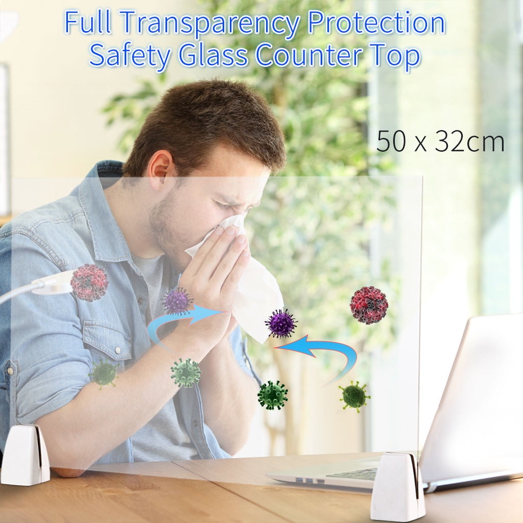 Details about   Clear Perfection Reception Side Protection Safety Glass Counter Top 50 x 32cm 