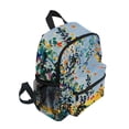 thumbnail image 2 of FORMRS Kids School Backpack with Front Zippered Pocket 12" Student Travel Daypack, Colorful Leaves, 2 of 6