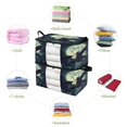 thumbnail image 5 of WOBOGO Witch and Black Dragon Clothes Storage 2Pack Foldable Thick Fabric Blanket Organizer Bag with Handle 21.65×13.78×12.4in, 5 of 7