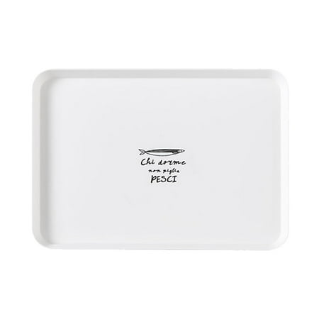 

Dinnerware Nordic Style Home Breakfast Tray PlasticTea Tray Dinner Tray Dessert Small Tray