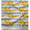 thumbnail image 1 of Soimoi Poly Crepe Fabric Crocodile Kids Printed Fabric 1 Yard 52 Inch Wide, 1 of 1